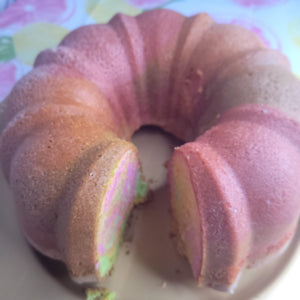 Rainbow Sherbet Poundcake