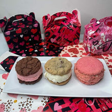 Load image into Gallery viewer, Valentine Love Variety Box (mini ice cream cookie sandwiches)